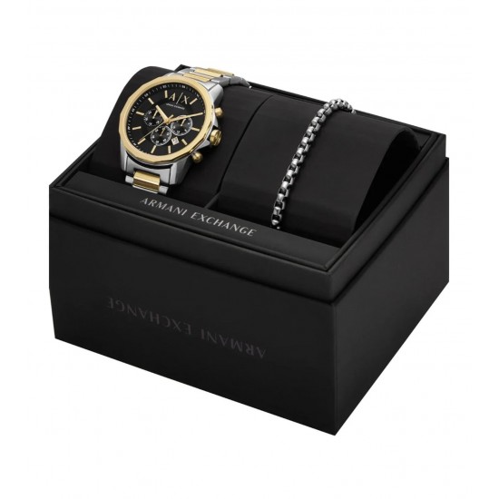 Ceas Barbati, Armani Exchange, Banks AX7148SET, Set cu Bratara