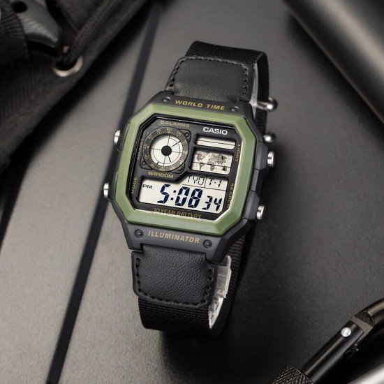 Ceas Barbati, Casio, Collection AE AE-1200WHB-1B