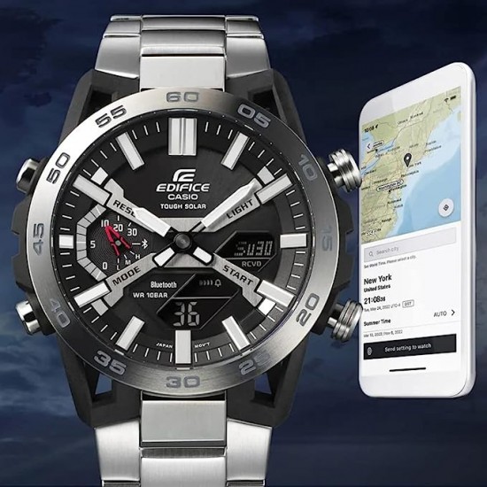 Ceas Barbati, Casio Edifice, Bluetooth Smartphone Link ECB-2000DC-1AEF