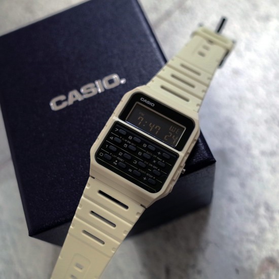 Ceas Casio, Vintage Edgy Calculator CA-53WB-8BEF