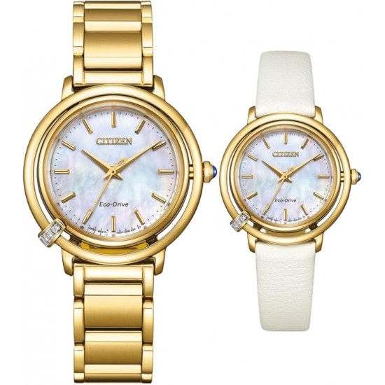 Ceas Dama, Citizen, Arcly EM1092-64D, Set cu Bratara suplimentara