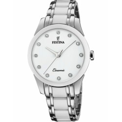 Ceas Dama, Festina, Ceramic cu Cristale Swarovski F20499/1