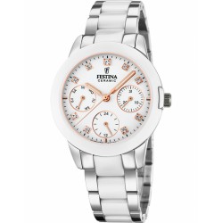 Ceas Dama, Festina, Ceramic cu Cristale Swarovski F20497/1