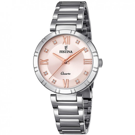 Ceas Dama, Festina, Mademoiselle cu Cristale F16936/C