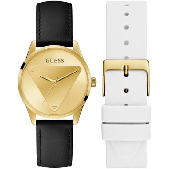 Ceas Dama, Guess, Emblem GW0642L1, Set cu Bratara suplimentara