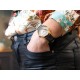 Ceas Dama, Guess, Emblem GW0642L1, Set cu Bratara suplimentara
