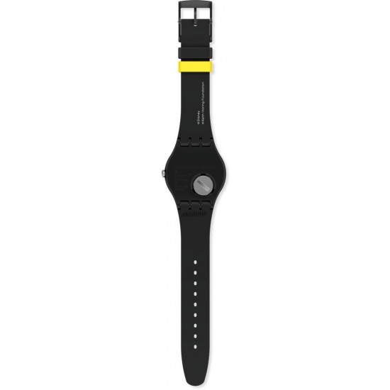 Ceas Swatch, Keith Haring Mickey Blanc Sur Noir SUOZ337 Ceas Swatch, Keith Haring Mickey Blanc Sur Noir SUOZ337