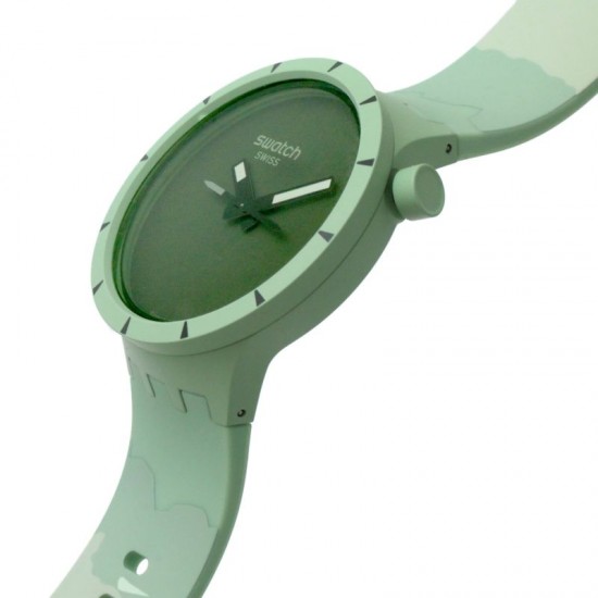 Ceas Swatch, Big Bold Bioceramic Forest Vert SB03G100