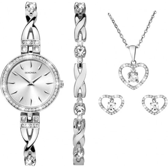 Ceas Barbati, Sekonda, Classic S-2803G.76, Set cu Pandantiv, bratara si cercei