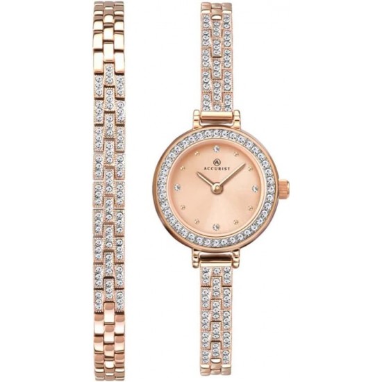 Ceas Barbati, Accurist, Contemporary A-8243G.02, Set cu Bratara