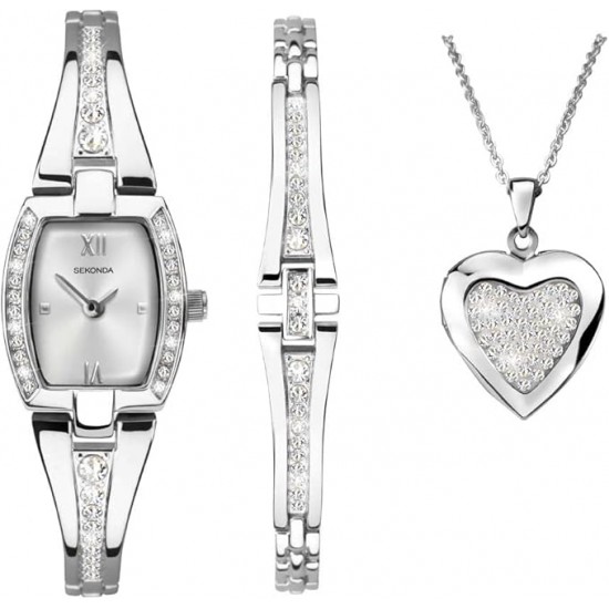 Ceas Barbati, Sekonda, Classic S-2748G.76, Set cu Pandantiv si bratara