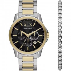 Ceas Barbati, Armani Exchange, Banks AX7148SET, Set cu Bratara