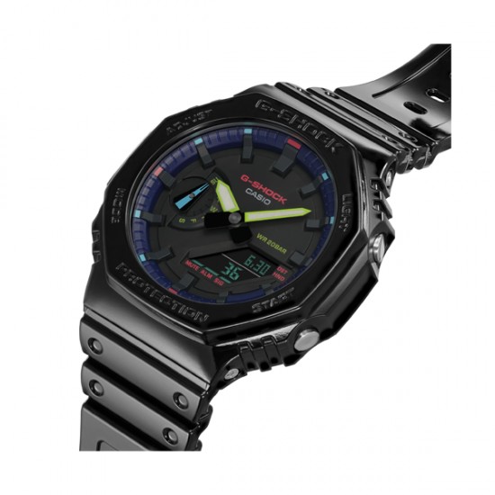 Ceas Barbati, Casio G-Shock, Classic GA-2 GA-2100RGB-1AER Ceas Barbati, Casio G-Shock, Classic GA-2 GA-2100RGB-1AER
