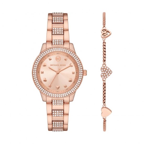 Ceas Dama, Michael Kors, Tibby MK1070SET, Set cu Bratara