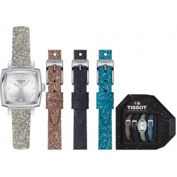 Ceas Dama, Tissot, Lovely W-Diamonds T0581091703602, Set cu 3 Bratari suplimentare