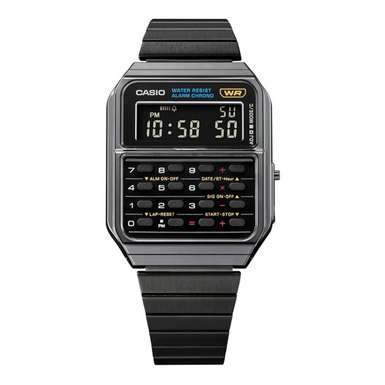 Ceas Casio, Vintage Edgy Calculator CA-500WEGG-1BEF