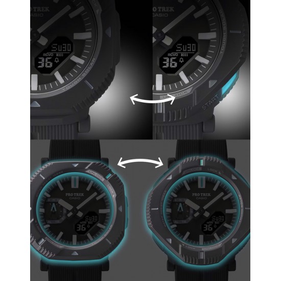 Ceas Smartwatch Barbati, Casio, Pro Trek Tough Solar PRJ-B001-1ER