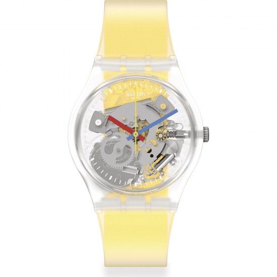 Ceas Swatch, Clearly Yellow Striped GE291