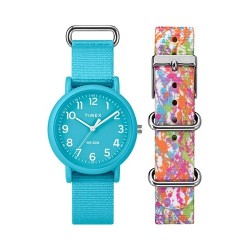Ceas Copii, Timex, Weekender TWG018300, Set cu Bratara suplimentara