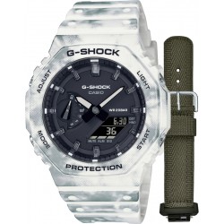 Ceas Barbati, Casio G-Shock, Classic GAE GAE-2100GC-7AER, Set cu Cadran si Bratara suplimentara