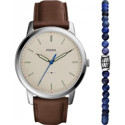 Ceas Barbati, Fossil, The Minimalist FS5966SET, Set cu Bratara