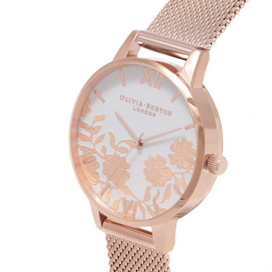 Ceas Dama, Olivia Burton, Lace Detail OB16MV79