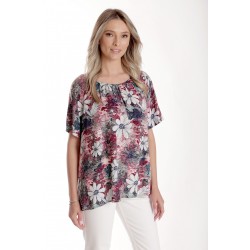 Bluza Dama, Ampla cu Imprimeu Floral, Multicolor