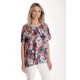 Bluza Dama, Ampla cu Imprimeu Floral, Multicolor