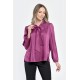 Bluza Dama din Satin, Eleganta, Funda, Violet V302