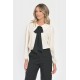 Bluza Dama, Eleganta cu Funda Contrastanta V298