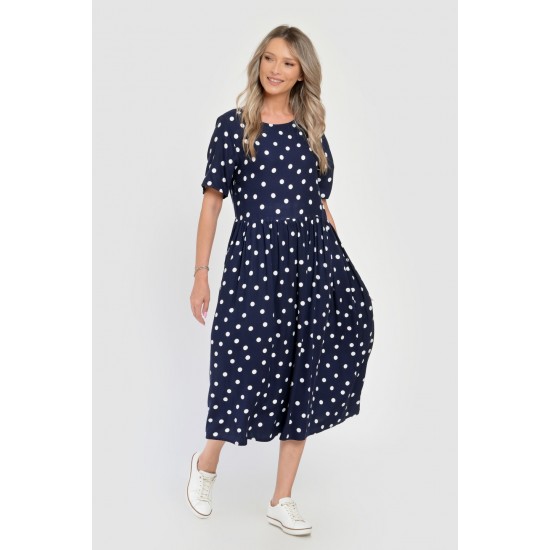 Rochie Midi Dama V286, cu Buline