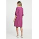 Rochie Medie Dama V265, Fucsia pictata