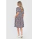 Rochie Medie Dama V287, cu model Floral