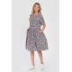 Rochie Medie Dama V287, cu model Floral