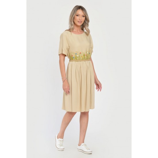 Rochie Medie Dama V288, cu model Floral