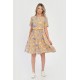 Rochie Medie Dama V292, cu Imprimeu Floral