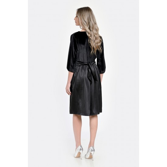 Rochie Medie Dama, de Ocazie, Neagra V300