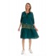 Rochie Dama, Eranthe, Boho Style, cu Pictura Realizata Manual V351