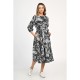 Rochie Dama, Eranthe, Leafy Black V312