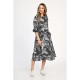 Rochie Dama, Eranthe, Leafy Black V312