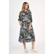 Rochie Dama, Eranthe, Leafy Black V312