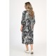 Rochie Dama, Eranthe, Leafy Black V312