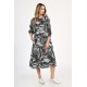 Rochie Dama, Eranthe, Leafy Black V312 Rochie Dama, Eranthe, Leafy Black V312