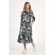 Rochie Dama, Eranthe, Leafy Black V312 Rochie Dama, Eranthe, Leafy Black V312