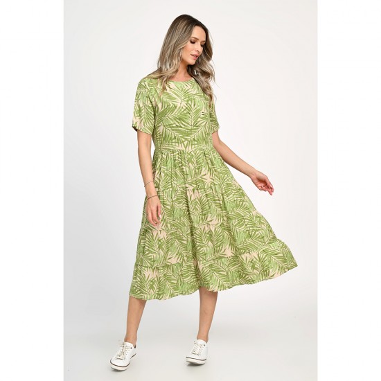 Rochie Dama, Eranthe, Leafy Green V313
