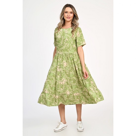 Rochie Dama, Eranthe, Leafy Green V313