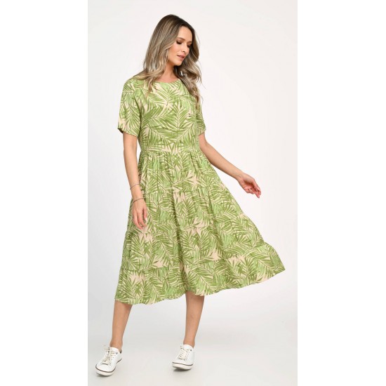 Rochie Dama, Eranthe, Leafy Green V313 Rochie Dama, Eranthe, Leafy Green V313