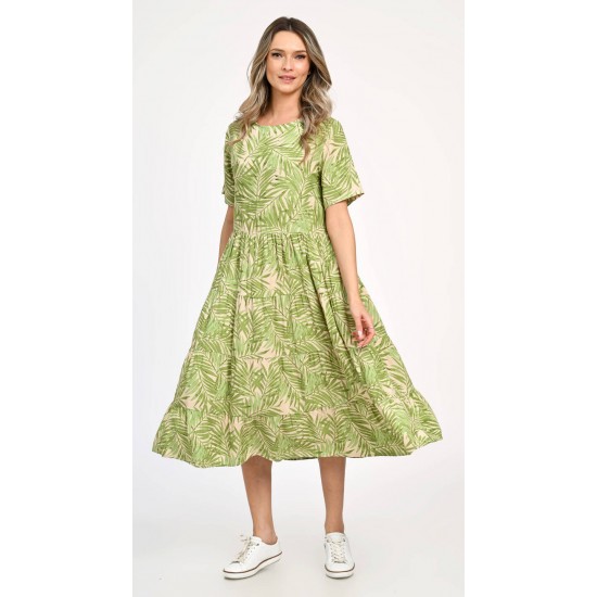 Rochie Dama, Eranthe, Leafy Green V313 Rochie Dama, Eranthe, Leafy Green V313