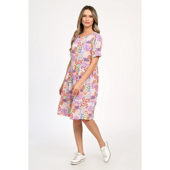 Rochie Dama, Eranthe, Microfloral V325