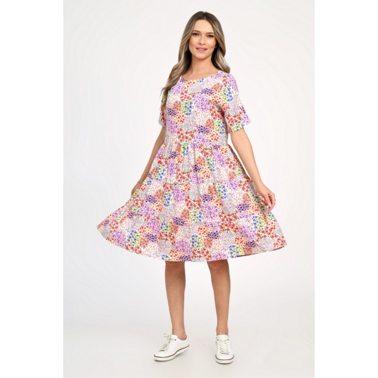 Rochie Dama, Eranthe, Microfloral V325